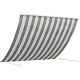 Nadstrešnica Antracit i bijelo 100 x 150 cm | shoptok.hr