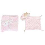 Cangaroo dekica 75/100 cm s igračkom Bennie pink | shoptok.hr