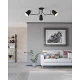 Eglo plafonjera Loreto, 3 x E27, crna/bijela, promjer 114,5 cm, 900188 | shoptok.hr