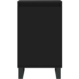 vidaXL Komoda 2 kosa črna 40x35x70 cm inženirski les | Shoptok.si