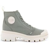 Palladium Gležnjarji PALLABASE TWILL Zelena Cene