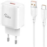 Konfulon Kucni punjac JK90 + DC65 PD20W sa kablom USB na Type C beli Cene