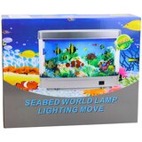  Artificial Decorative Aquarium LED Night Light 3D Fish Moving Colorful | Eponuda.com