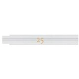 HEKA Zložljivi meter (Dolžina: 2 m, Bela, Natis: 25) | Shoptok.si