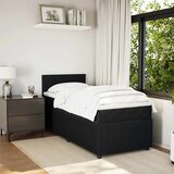 Box spring krevet s madracem crni 90x200 cm baršunasti | shoptok.hr