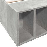 vidaXL Okvir kreveta boja betona 75x190 cm od konstruiranog drva | shoptok.hr