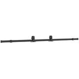  Klizna vrata s priborom crna 102,5 x 205 cm kaljeno staklo | shoptok.hr