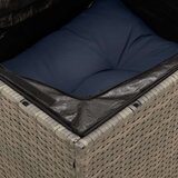  5-dijelni set vrtnih sofa od poliratana s jastucima sivi | shoptok.hr