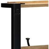 vidaXL Clothes Rack 80x40x190 cm Solid Rough Wood Mango | Shoptok.si