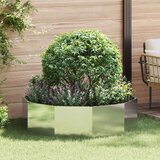  Cvetlično korito srebrna 120 x 120 x 35 cm Nerjaveče jeklo, (5000207654) | Shoptok.si
