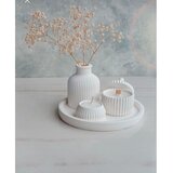  Set Bele Sveća Ers1271 (5 Komada) Cene