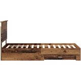  Okvir za krevet Staro drvo 90 x 190 cm Konstruirano drvo | shoptok.hr
