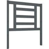  Uzglavlje za krevet sivo 81 x 4 x 100 cm od masivne borovine | shoptok.hr