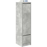 vidaXL Visoka ploča beton siva 29,5x34x119,5 cm izrađeno drvo | shoptok.hr