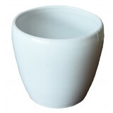 Kerbek saksija tarifa 18cm glazura bela ( ke G58/180/008 ) ke G58/180/008