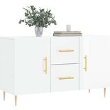  Komoda sjajna bijela 100x36x60 cm od konstruiranog drva | shoptok.hr