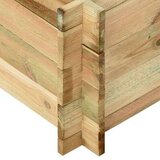vidaXL Dvignjeno vrtno cvetlično korito borovina 197x100x40 cm | Shoptok.si