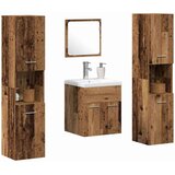 vidaXL set namještaja za kupaonicu 5 pcs staro drvo 41 x 38.5 x 46 cm | shoptok.hr