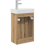  Jedinstveni ormar za kupaonicu s umivaonikom Hrast artisan | shoptok.hr