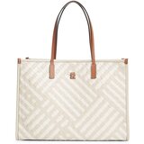 Tommy Hilfiger Nakupovalne torbe Th City Tote Bela Cene