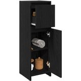  Kupaonski ormar Crni hrast 30 x 30 x 95 cm Konstruirano drvo | shoptok.hr
