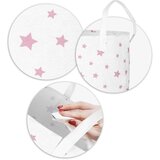 Nukido košara za igračke - bijela sa zvjezdicama | shoptok.hr