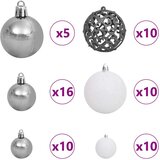 Umjetno božićno drvce Bijelo 106 x 106 x 210 cm PVC i metal | shoptok.hr