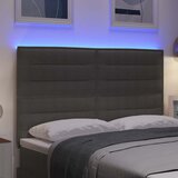  LED glava kreveta Svijetlo siva 160 cm Kordura tekstil | shoptok.hr
