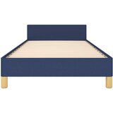  Posteljni okvir z vzglavjem moder 100x200 cm blago, (20905024) | Shoptok.si