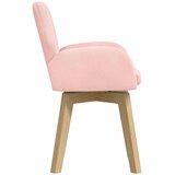  Okretne blagovaonske stolice 4 pcs Bouclé Ružičasta | Eponuda.ba
