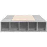  Okvir kreveta boja betona 100x200 cm od konstruiranog drva | Eponuda.com