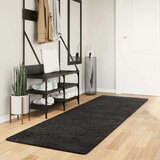  Čupavi moderni tepih s visokim vlaknima antracit 80 x 250 cm Cijene