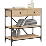  Konzolni stol boja hrasta 75 x 34,5 x 75 cm konstruirano drvo | shoptok.hr