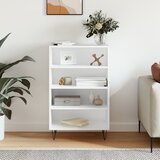  Visoka komoda bijela 57 x 35 x 90 cm od konstruiranog drva | shoptok.hr