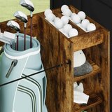 Golf ormar s kotačem Jednobojno Dimljeni hrast 90 x 45 x 98 cm | shoptok.hr