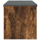  Haldna klop z blazino Dimljeni oreh 83 x 38 x 40 cm, (5000155655) | Shoptok.si