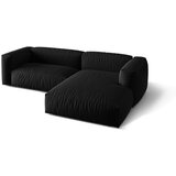 Micadoni Crna kutna garnitura (s desnim kutom) Martina – Home | shoptok.hr
