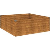  Povišena vrtna gredica 100 x 100 x 36 cm od čelika COR-TEN | shoptok.hr