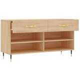 vidaXL klop za čevlje sonoma hrast 102x35x55 cm inženirski les | Shoptok.si