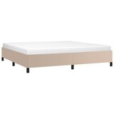  Okvir za krevet bez madraca boja cappuccina 200x200 cm od umjetne kože | Eponuda.com