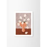 The Poster Club Plakat 30x40 cm White Flowers in Striped Vase – | Shoptok.si