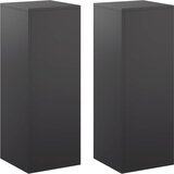  Stalak za biljke 2 pcs Crna 30 x 30 x 80 cm Čelik | shoptok.hr