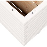  Vrtna sadilica bijela 110x110x49 5 cm od masivne borovine | shoptok.hr