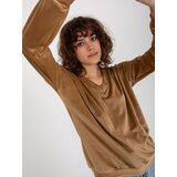 RELEVANCE Sweatshirt-RV-BL-8441.07P-camel | Shoptok.si