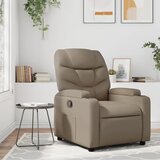  Naslonjač od umjetne kože boja cappuccina | shoptok.hr