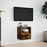  Zidni TV ormarić s LED svjetlima boja hrasta 41x31x45 cm | Eponuda.com