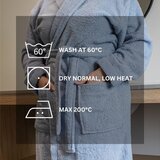 Tiseco Home Studio Svijetlo ružičasti pamučni kućni ogrtač XXL Lindu – | shoptok.hr