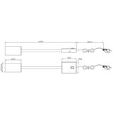 Globo 57911W - fleksibilna zidna lampa robby 1xGU10/25W/230V crna/hrom | Eponuda.com