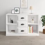 The Living Store Komoda bela 104,5x35,5x67,5 cm inženirski les - Komoda, (21662100) | Shoptok.si