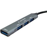 Gembird UHB-U3P4-06 Hub Tip-A+C 3xUSB2.0 USB3.0 Aluminijumski | Eponuda.com